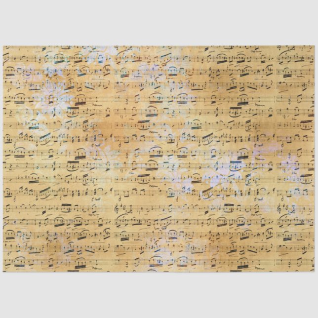 Papel De Seda Série Design Damask Ephemera nº 19 (Frente )