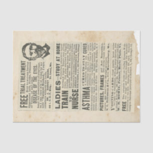 Papel De Seda Série Design de Ephemera de Sucata #16