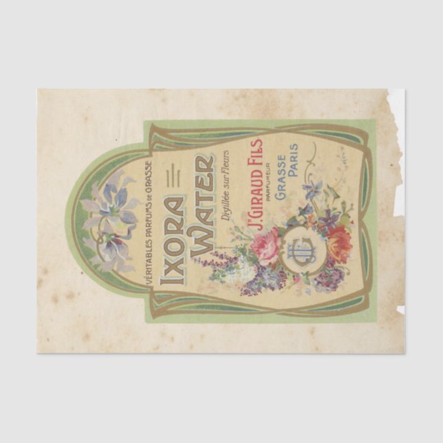 Papel De Seda Série Design de Ephemera de Sucata #26 (Frente )