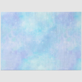 Papel De Seda Série Design Galáxia Azul Claro 8