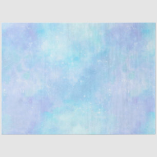 Papel De Seda Série Design Galáxia Azul Claro 8