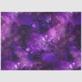 Papel De Seda Série Design Galáxia Roxa 3