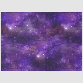 Papel De Seda Série Design Galáxia Roxa 4