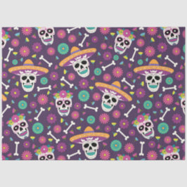 Papel De Seda Série Dia dos Mortos Design 4