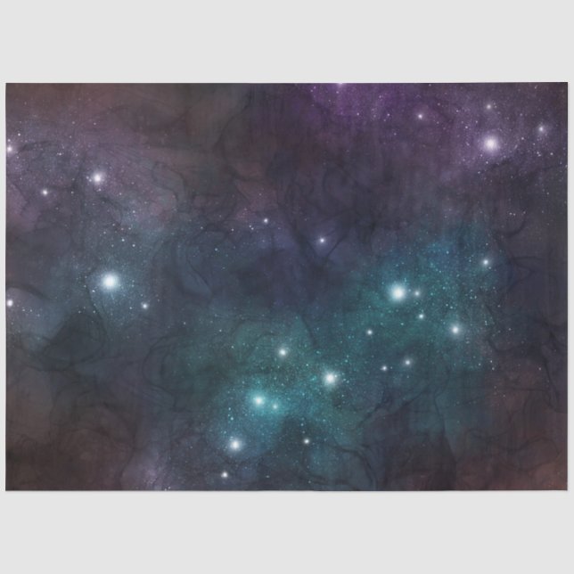 Papel De Seda Série Encharcada de Estrelas Design 9 (Frente )