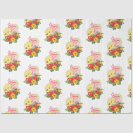 Papel De Seda Série Flamingo Tropical Design 13