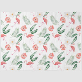 Papel De Seda Série Flamingo Tropical Design 17