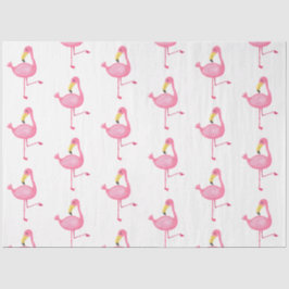 Papel De Seda Série Flamingo Tropical Design 7
