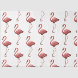 Papel De Seda Série Flamingo Vibes Tropicais Design 2