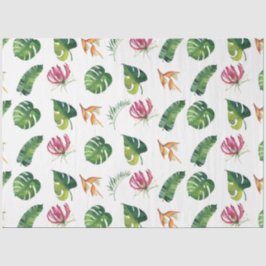 Papel De Seda Série Flamingo Vibes Tropicais Design 4
