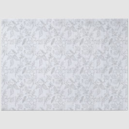 Papel De Seda Série Floral Azul Design 12