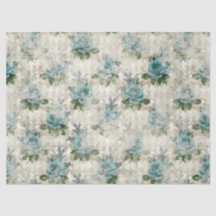 Série Floral Shabby Aqua Design 2