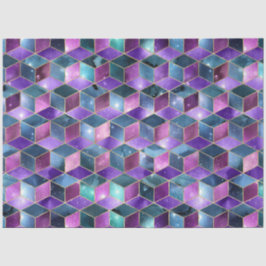 Papel De Seda Série Galáxia Isométrica Design 16