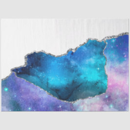 Papel De Seda Série Galaxy Agate Design 4