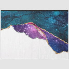 Papel De Seda Série Galaxy Agate Design 6