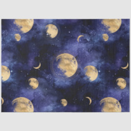 Papel De Seda Série Galaxy Moon Design 6