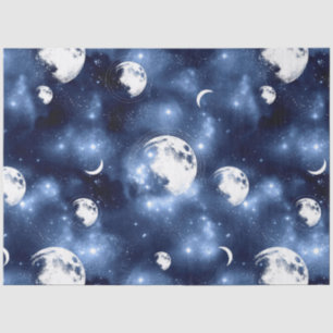Papel De Seda Série Galaxy Moon Design 7