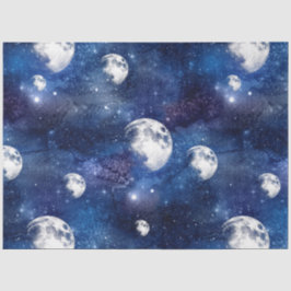 Papel De Seda Série Galaxy Moon Design 8