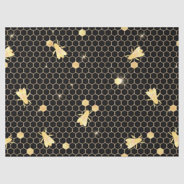 Papel De Seda Série Glam Honeycomb Design #6 (Frente )