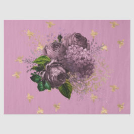 Papel De Seda Série Jardim de Chá Abelha Design 35