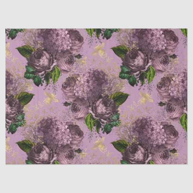 Papel De Seda Série Jardim de Chá Abelha Design 45 (Frente )