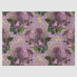 Papel De Seda Série Jardim de Chá Abelha Design 48