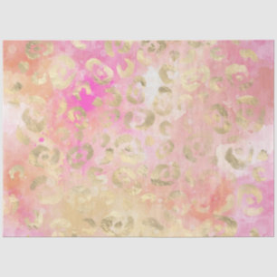 Papel De Seda Série Leopard Paint Design 5