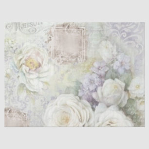 Papel De Seda Série Lilás Shabby Chic Design 30