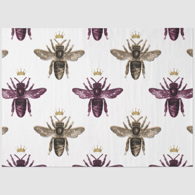 Papel De Seda Série Lovely Bee Design 36 (Frente )