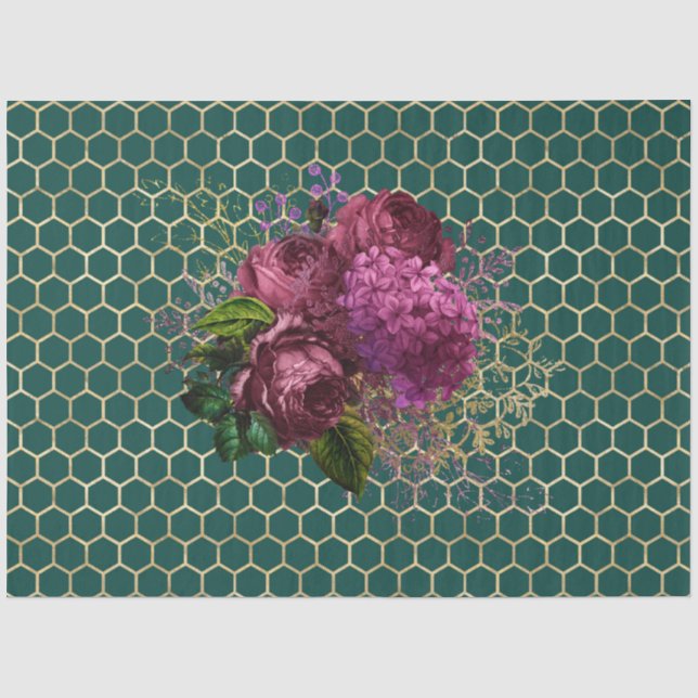 Papel De Seda Série Lovely Bee Design 50 (Frente )