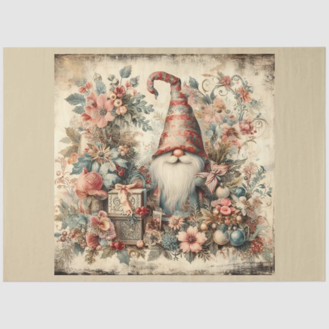 Papel De Seda Série Natal Passado Design 27 (Frente )