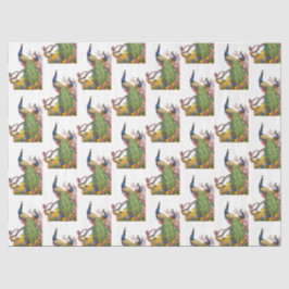 Papel De Seda Série Pavão Desenho 7