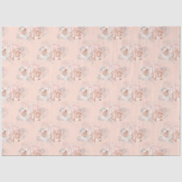 Papel De Seda Série Peach e Silver Design 15
