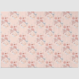 Papel De Seda Série Peach e Silver Design 16