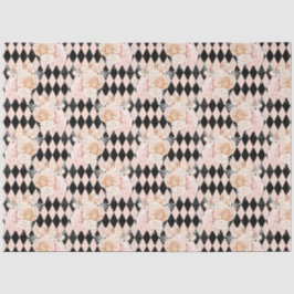 Papel De Seda Série Pêssego e Prata Design 14