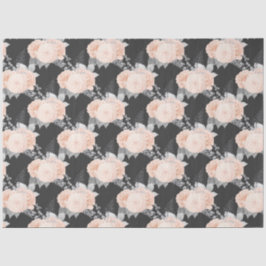 Papel De Seda Série Pêssego e Prata Design 4