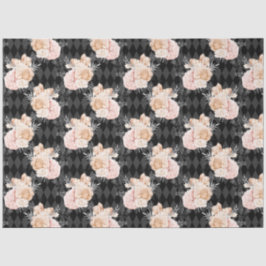 Papel De Seda Série Pêssego e Prata Design 7
