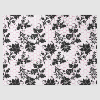 Papel De Seda Série Pink Glam Honeycomb Design #17
