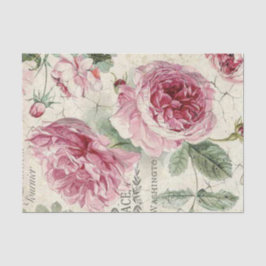 Papel De Seda Série Pink Shabby Chic Design 13