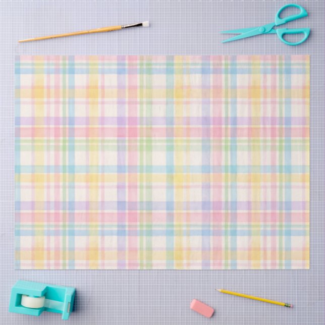 Papel De Seda Série Plaid Páscoa Design #12 (Arte )