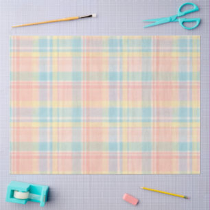 Papel De Seda Série Plaid Páscoa Design #19