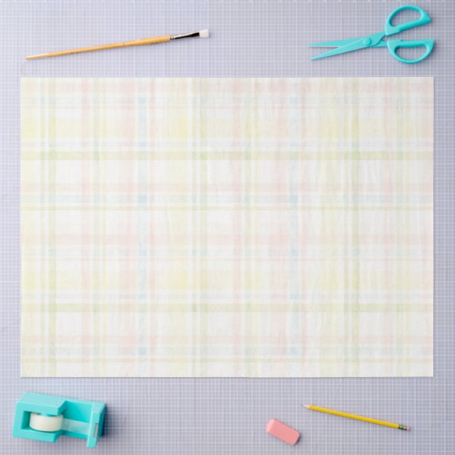 Papel De Seda Série Plaid Páscoa Design #2 (Arte )