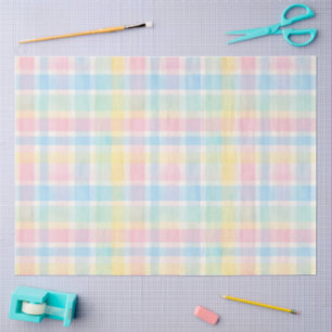 Papel De Seda Série Plaid Páscoa Design #6