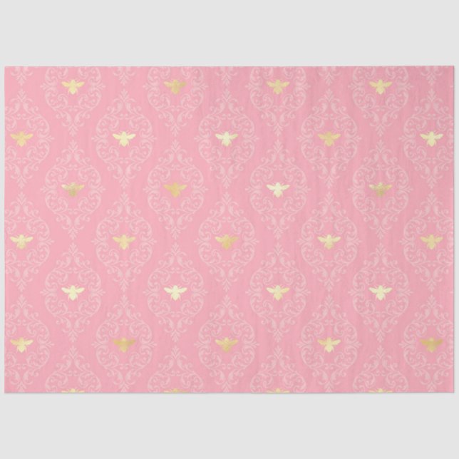 Papel De Seda Série Princesa Abelha Design #3 (Frente )