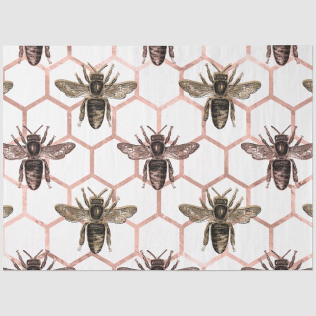 Papel De Seda Série Princesa Abelha Design 34 (Frente )
