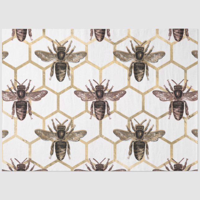 Papel De Seda Série Princesa Abelha Design 39 (Frente )