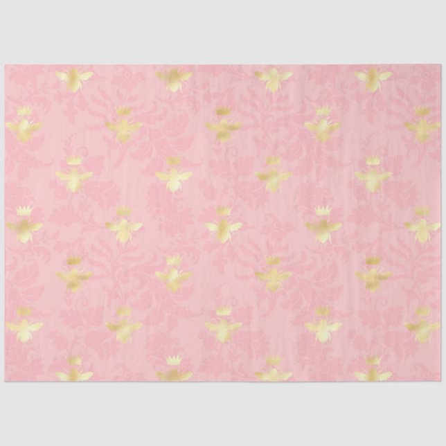 Papel De Seda Série Princesa Abelha Design #4 (Frente )
