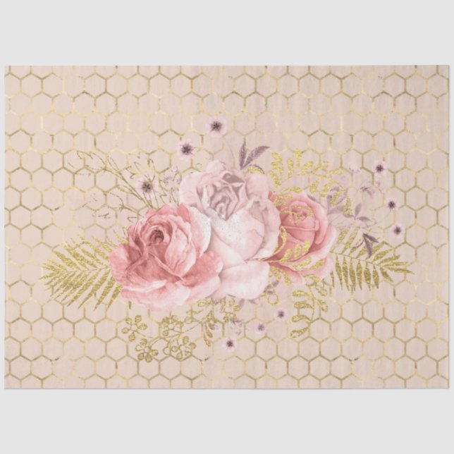 Papel De Seda Série Princesa Abelha Design 46 (Frente )