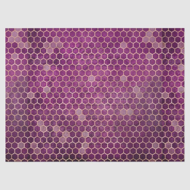 Papel De Seda Série Purple Bee Design 1 (Frente )