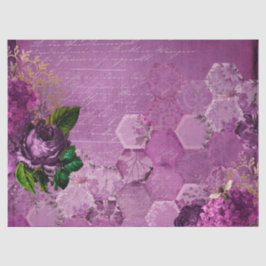 Papel De Seda Série Purple Bee Design 3